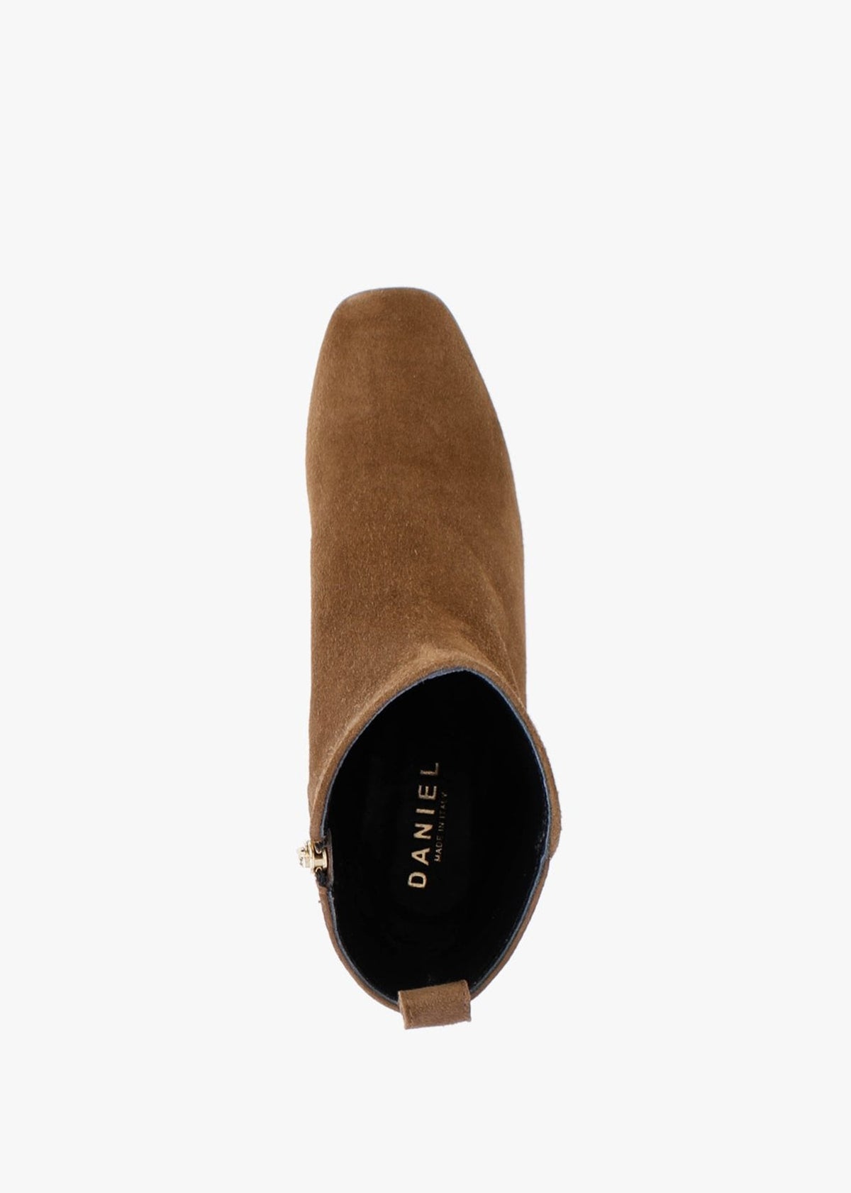 Evalena Brown Suede Block Heel Ankle Boots