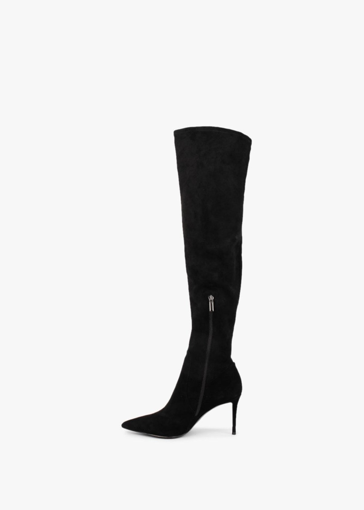 Stret Black Over The Knee Boots