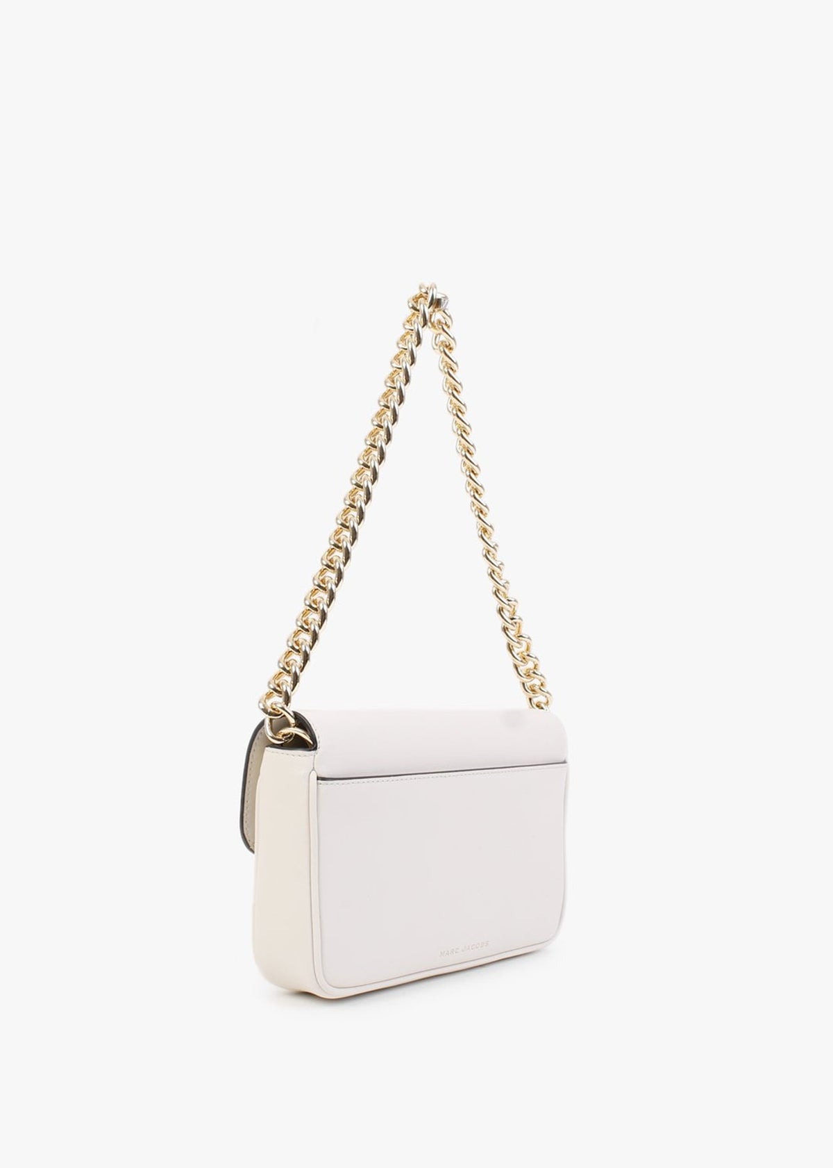 The J Marc Cloud White Leather Shoulder Bag