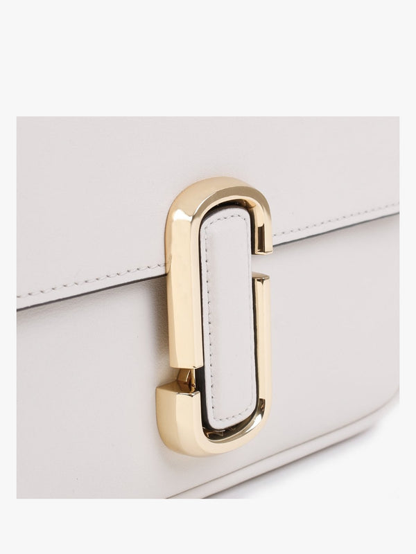 The J Marc Cloud White Leather Shoulder Bag