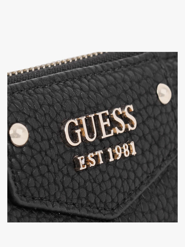 Large Eco Brenton Black Zip Around Wallet