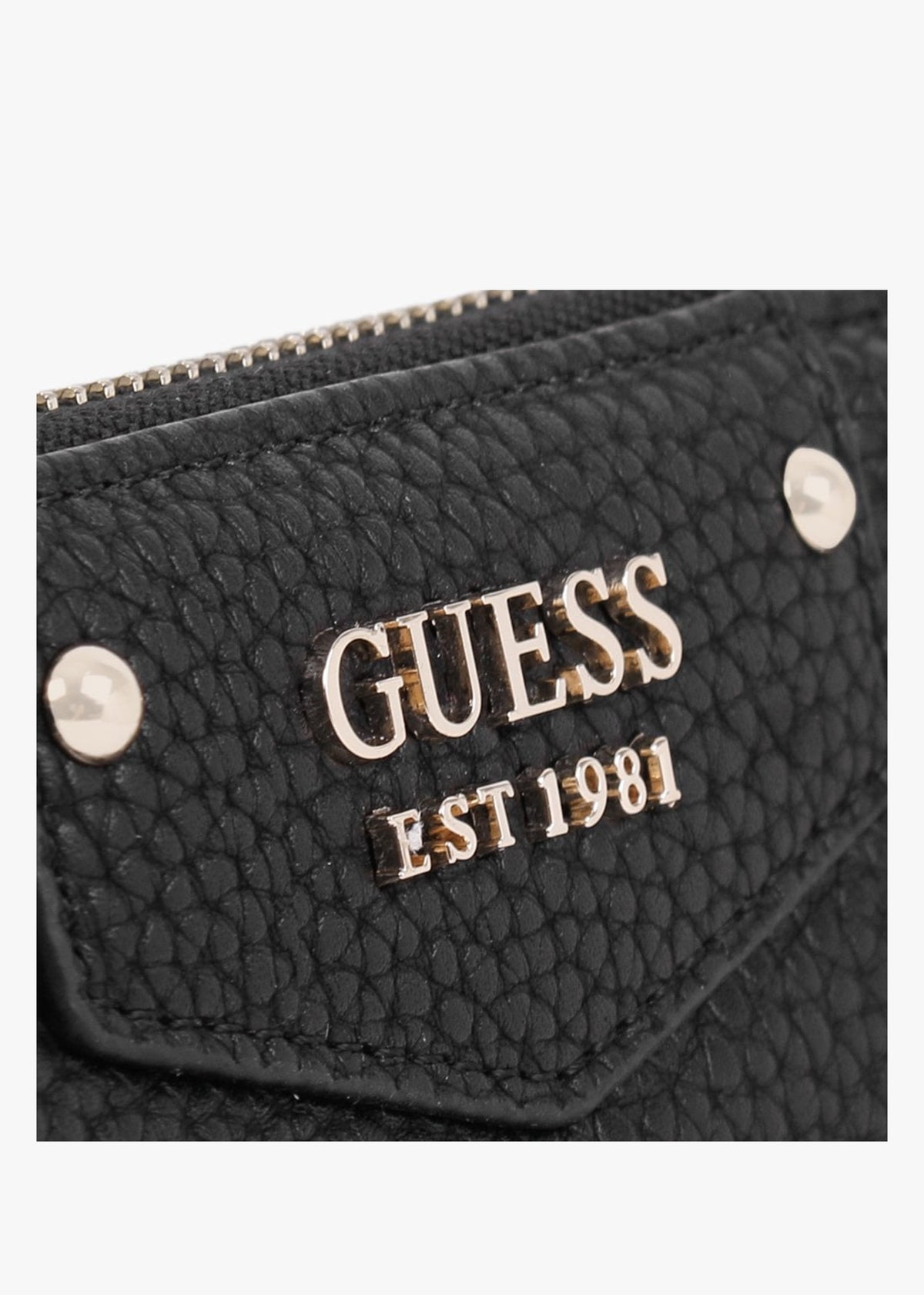 Large Eco Brenton Black Zip Around Wallet
