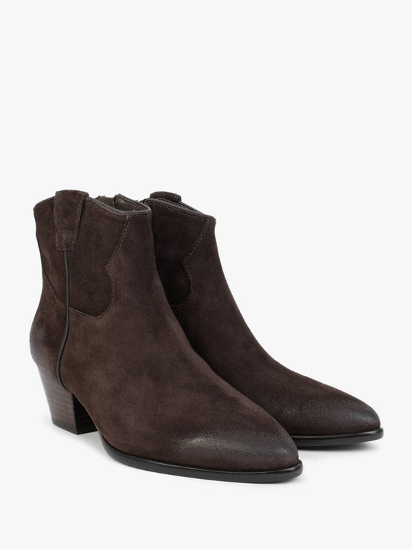 Houston It Ebano Suede Western Boots