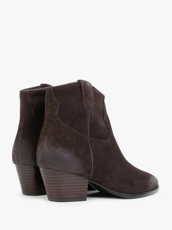 Houston It Ebano Suede Western Boots