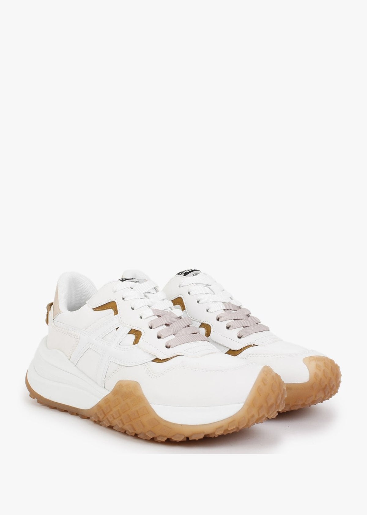 Joker White Chrome Free Leather Trainers
