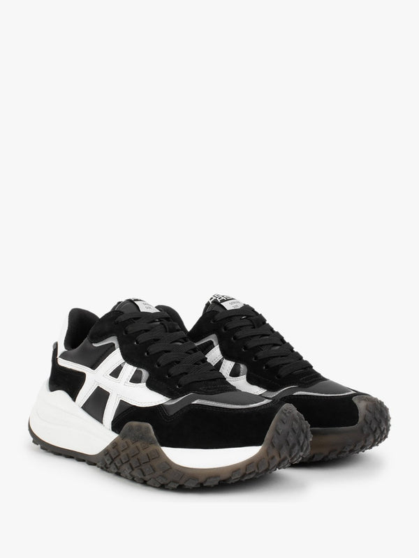 Joker Be Kind Black Nubuck Trainers