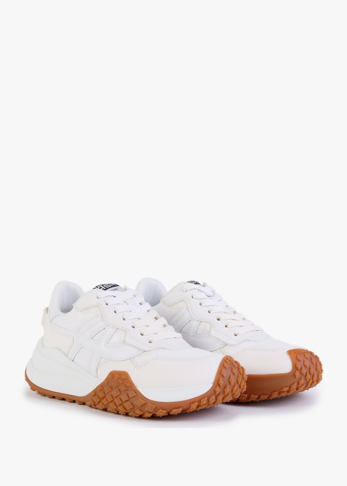 Joker Be Kind White Chrome Free Leather Trainers