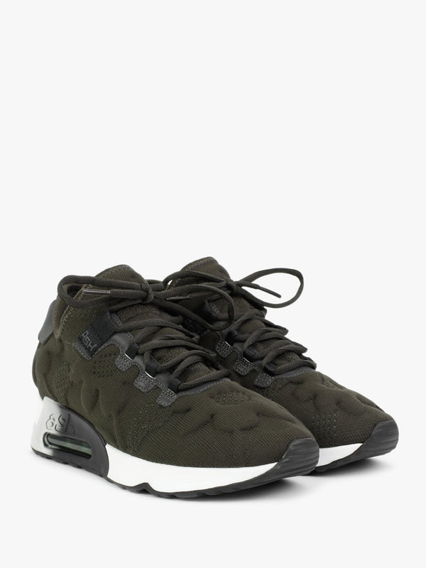 Lift Flower Recycled Military Knitted Trainers