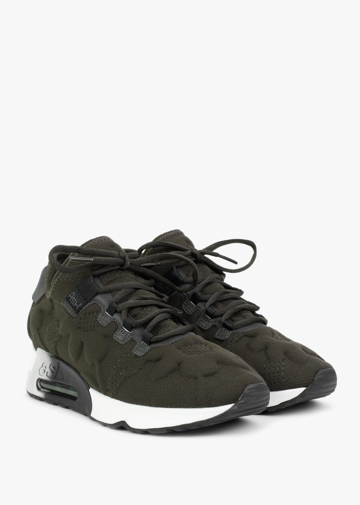 Lift Flower Recycled Military Knitted Trainers