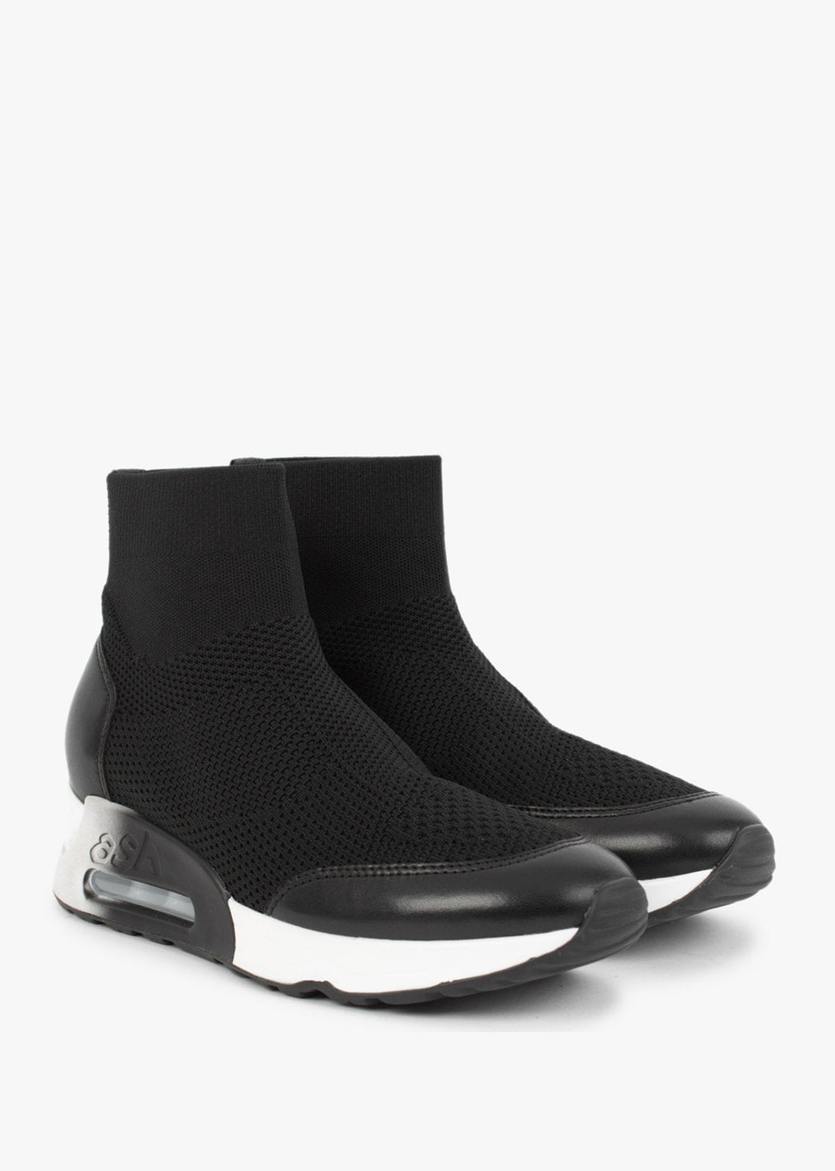 Lunar Black Black High Trainers