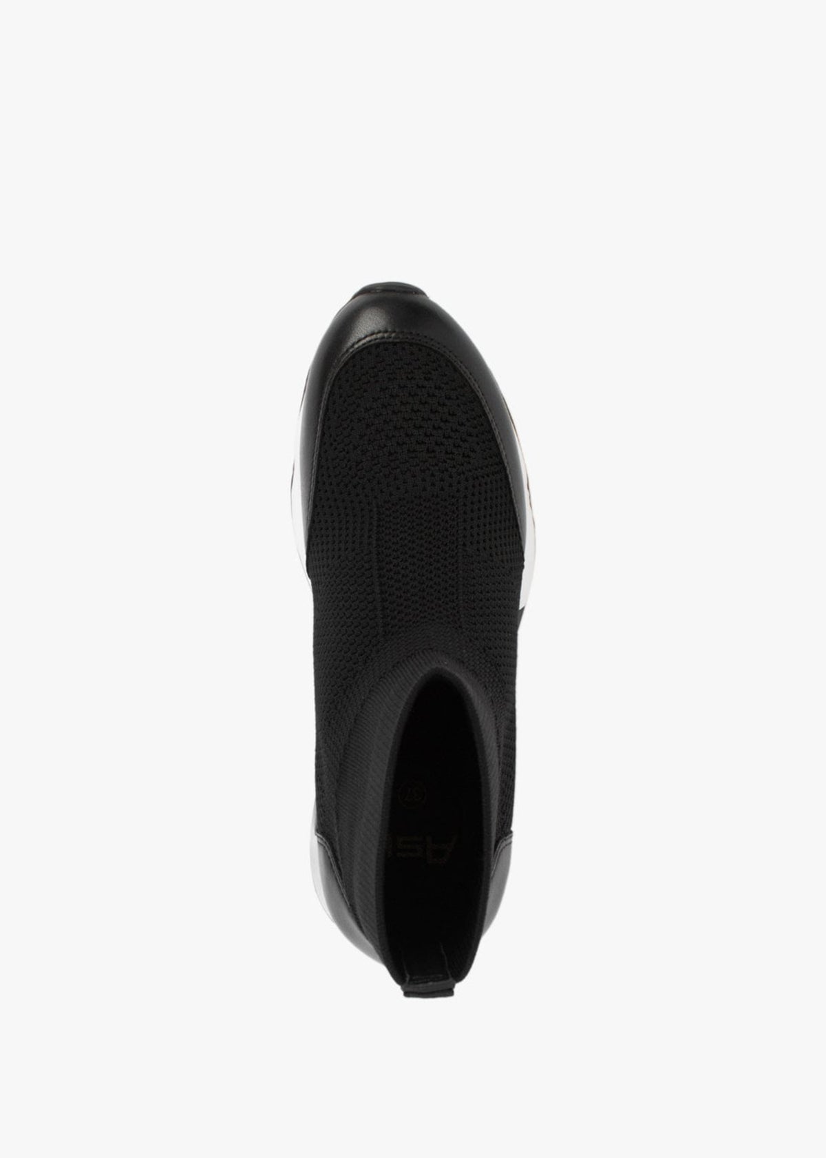 Lunar Black Black High Trainers