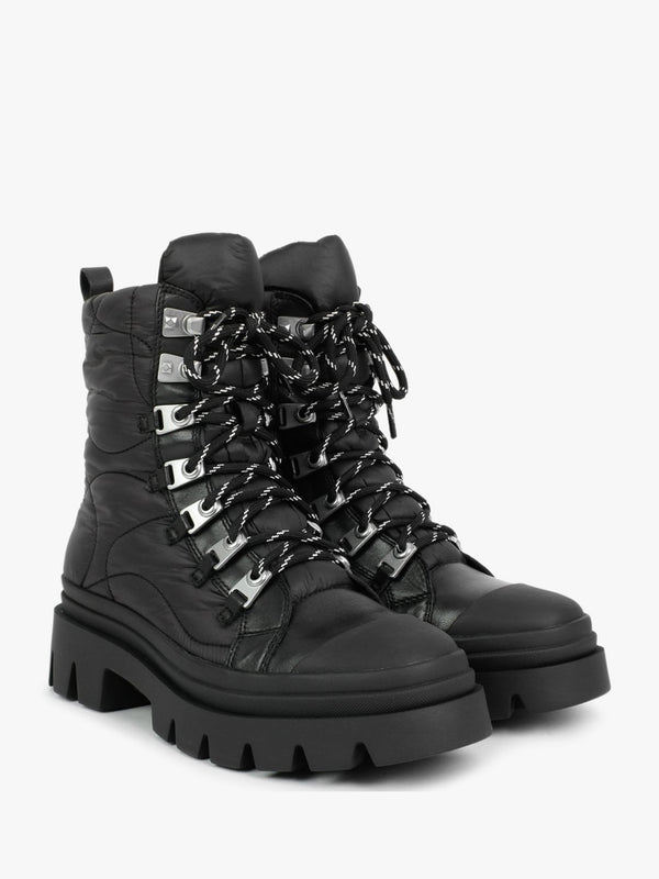 Peak Black Nylon Hiking Boots