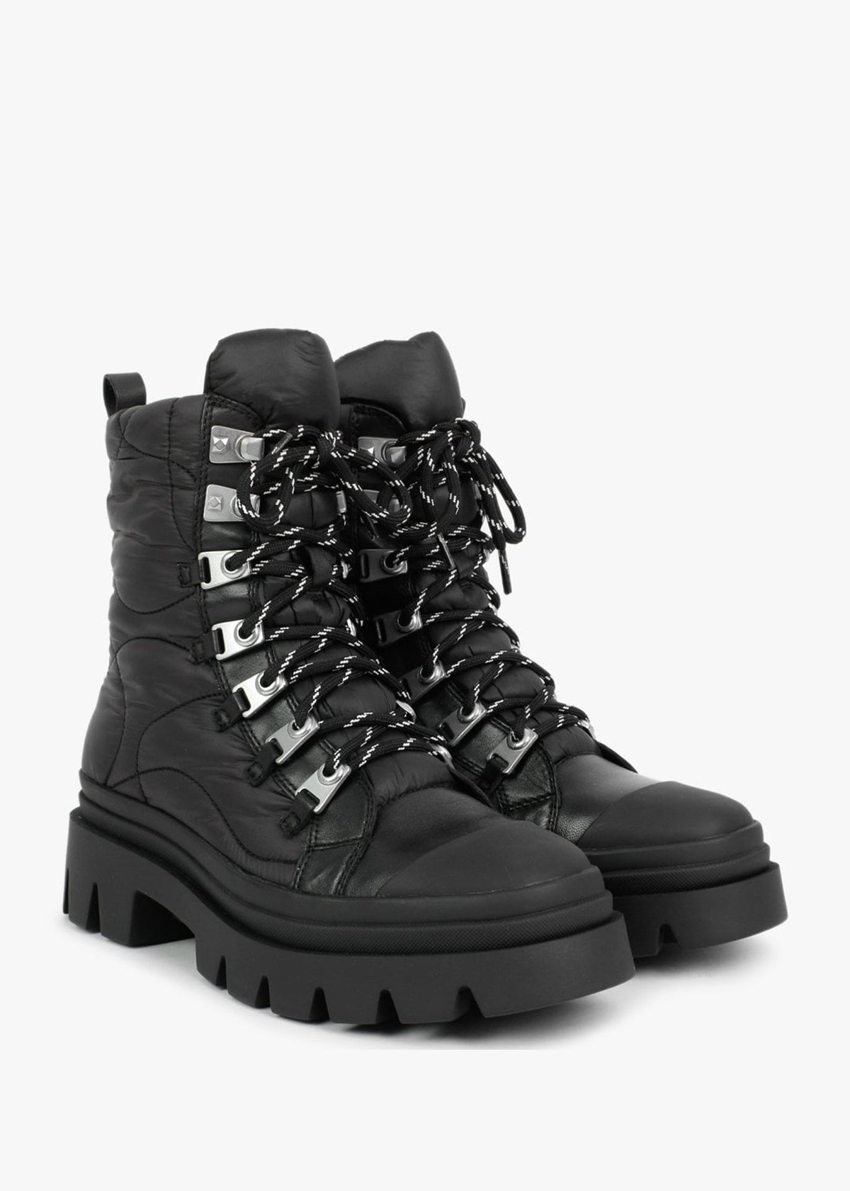Peak Black Nylon Hiking Boots