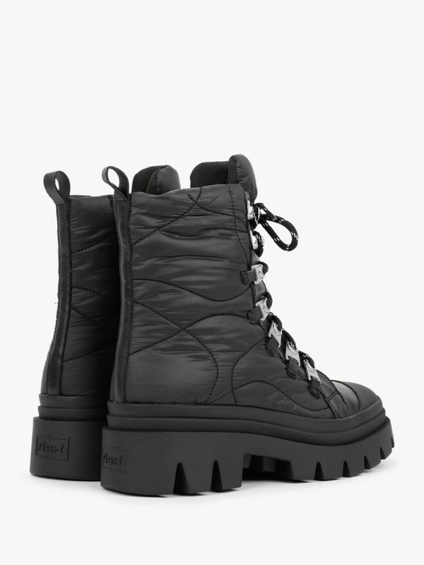 Peak Black Nylon Hiking Boots