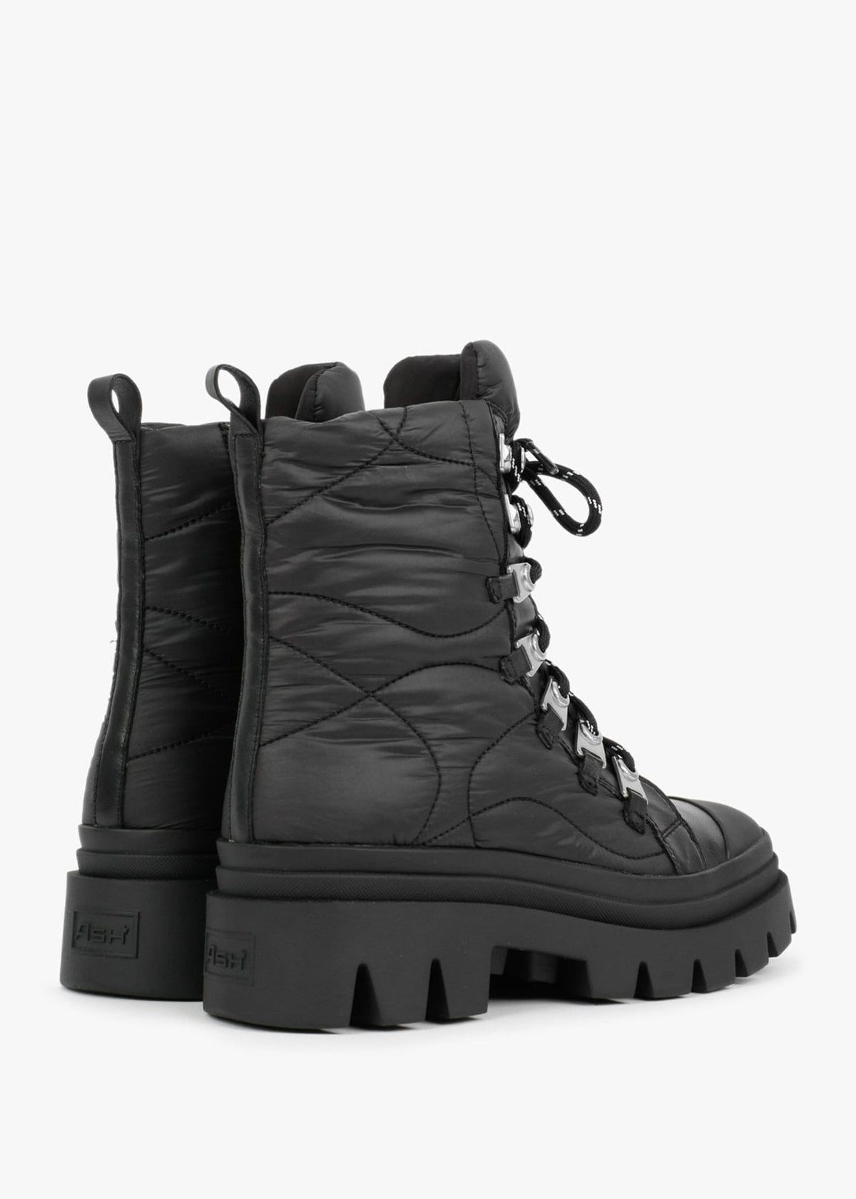 Peak Black Nylon Hiking Boots