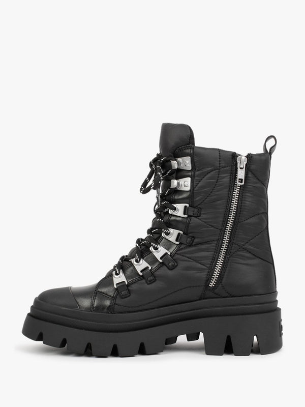 Peak Black Nylon Hiking Boots