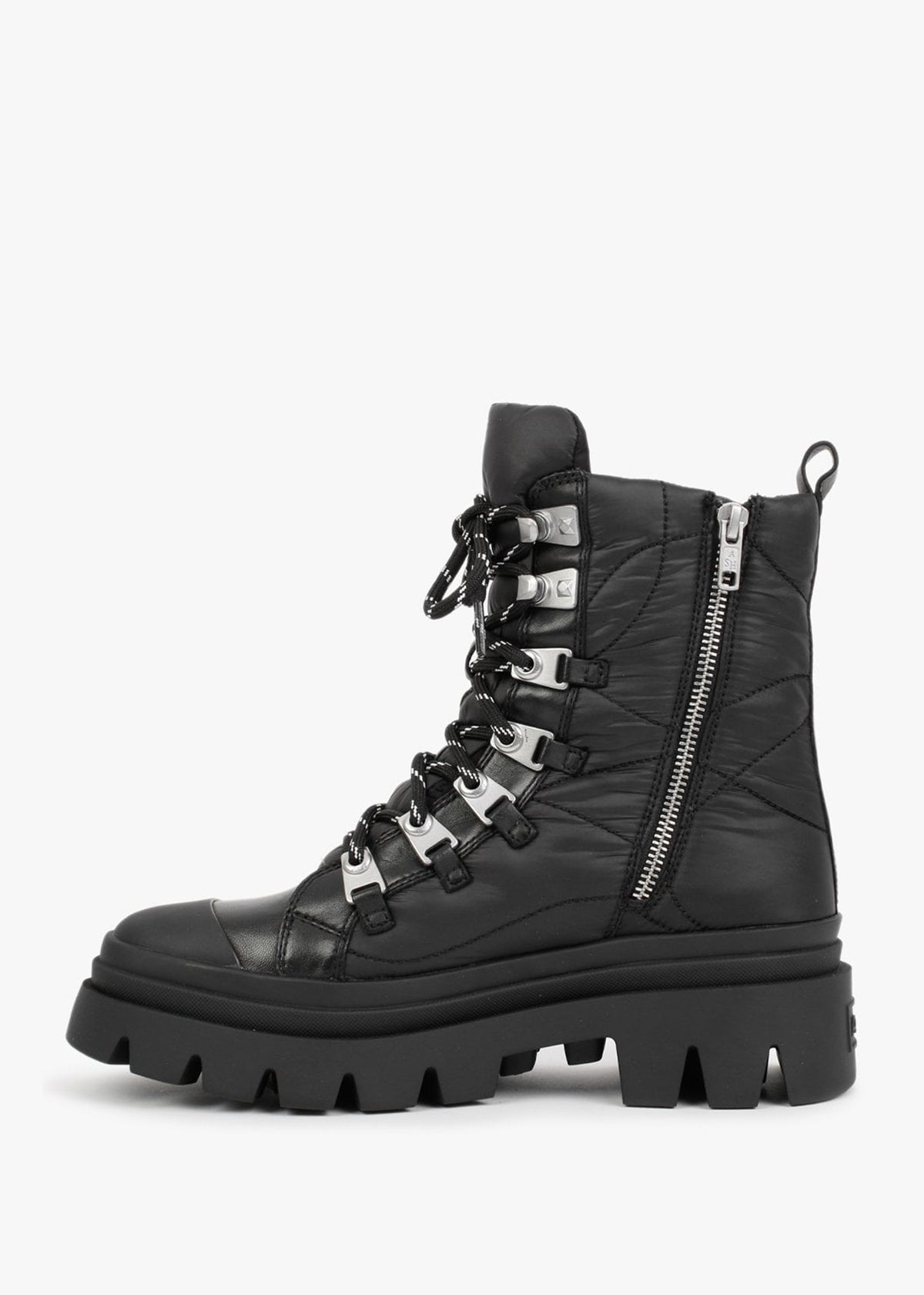 Peak Black Nylon Hiking Boots