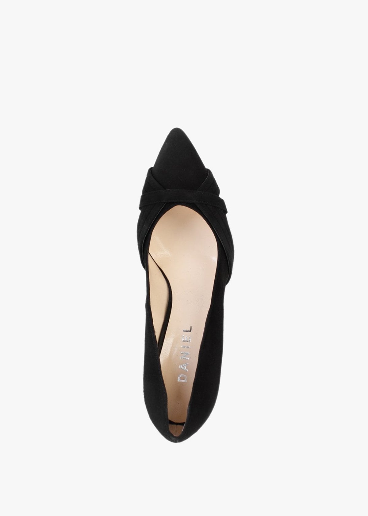 Avercor Black Suede Court Shoes