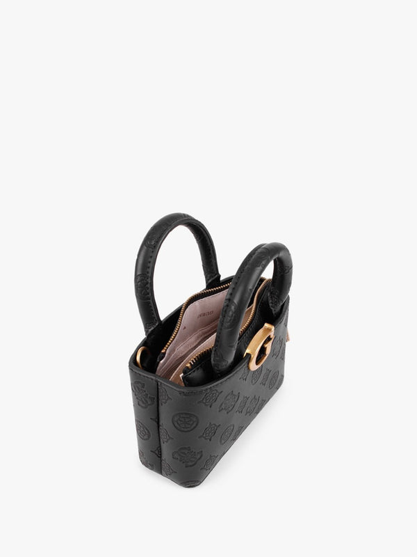 G Vibe Micro Mini Logo Stamp Black Cross-Body Bag