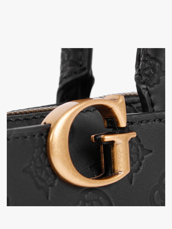 G Vibe Micro Mini Logo Stamp Black Cross-Body Bag