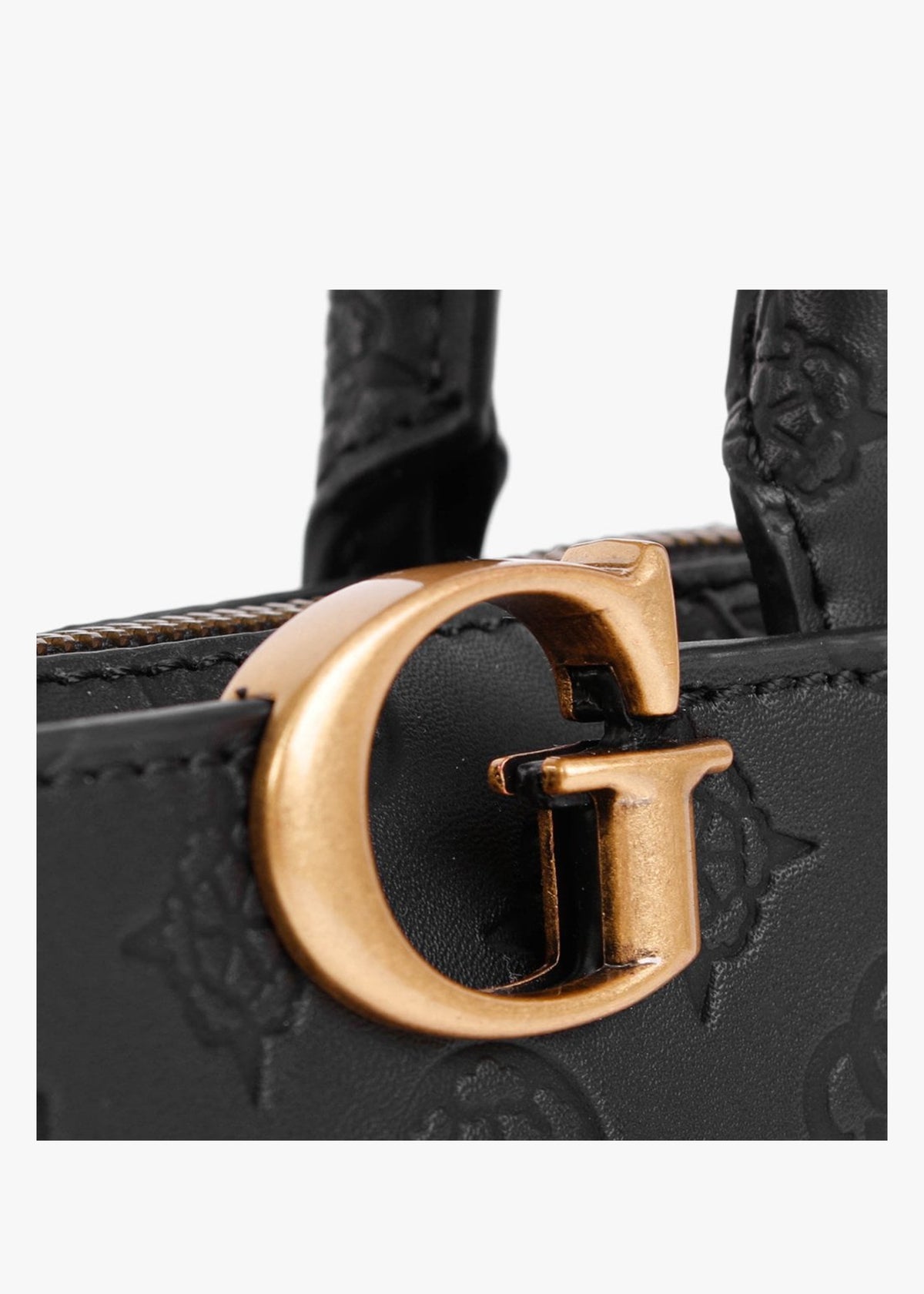 G Vibe Micro Mini Logo Stamp Black Cross-Body Bag