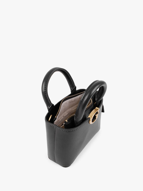 G Vibe Micro Mini Smooth Black Cross-Body Bag