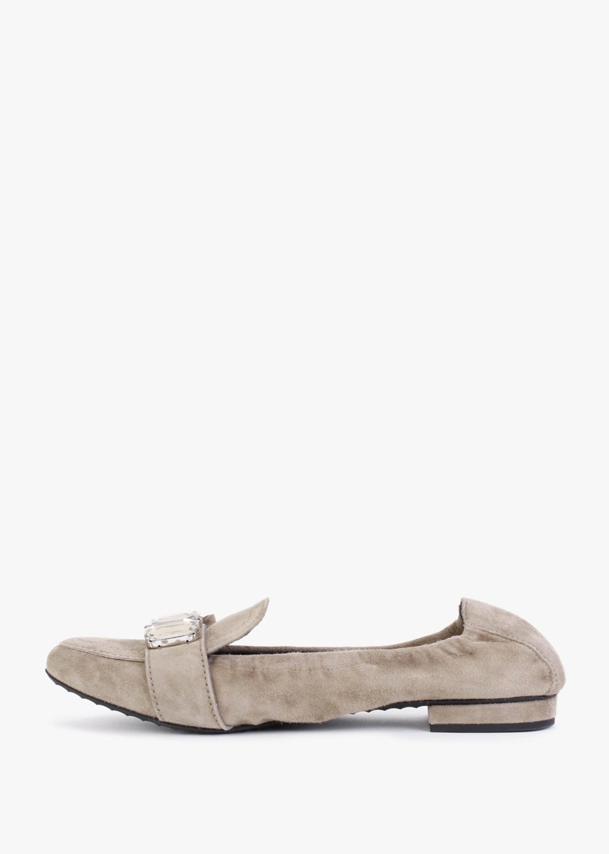 Malufik Camello Suede Ballerina Pumps