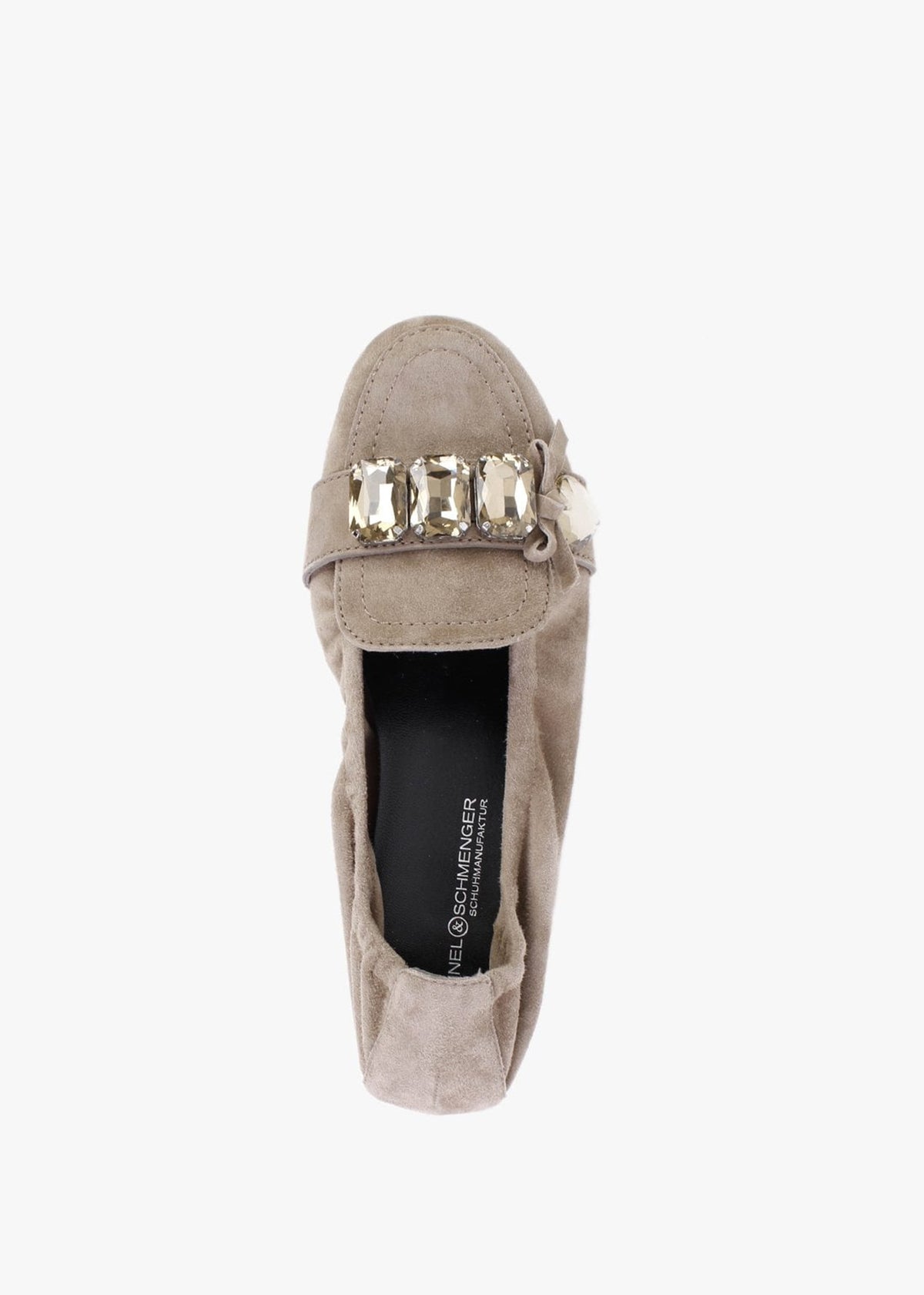 Malufik Camello Suede Ballerina Pumps