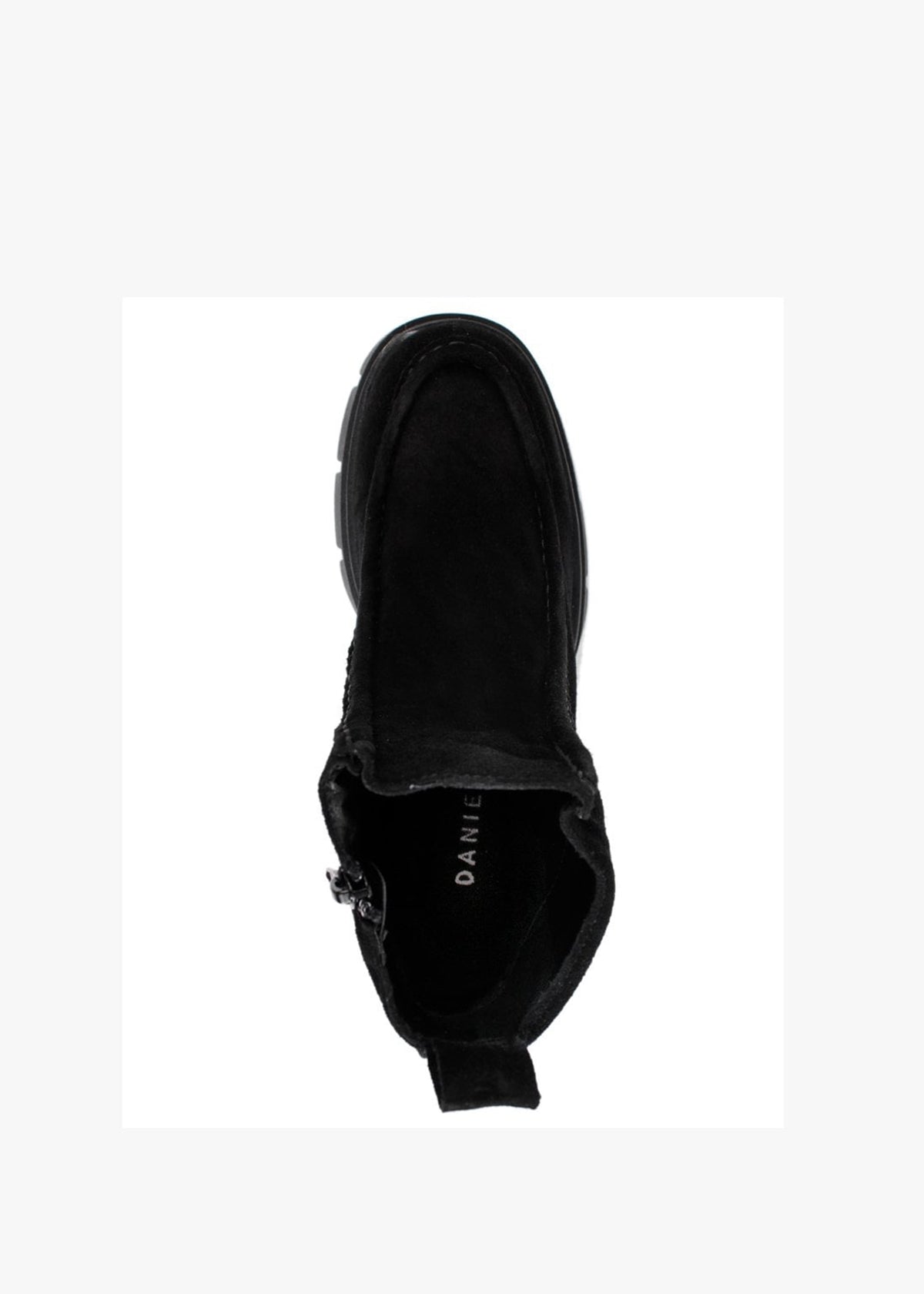 Leamy Black Suede Ankle Boots
