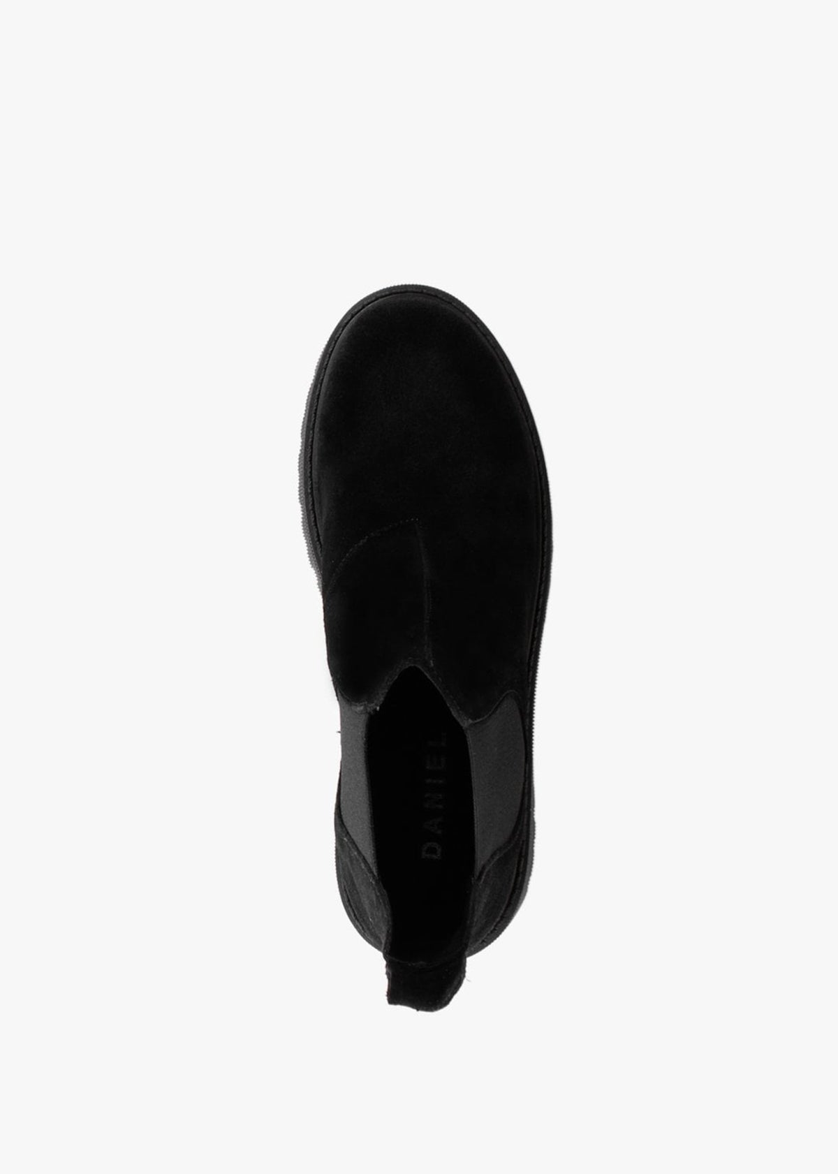 Lizzie Black Suede Chelsea Boots