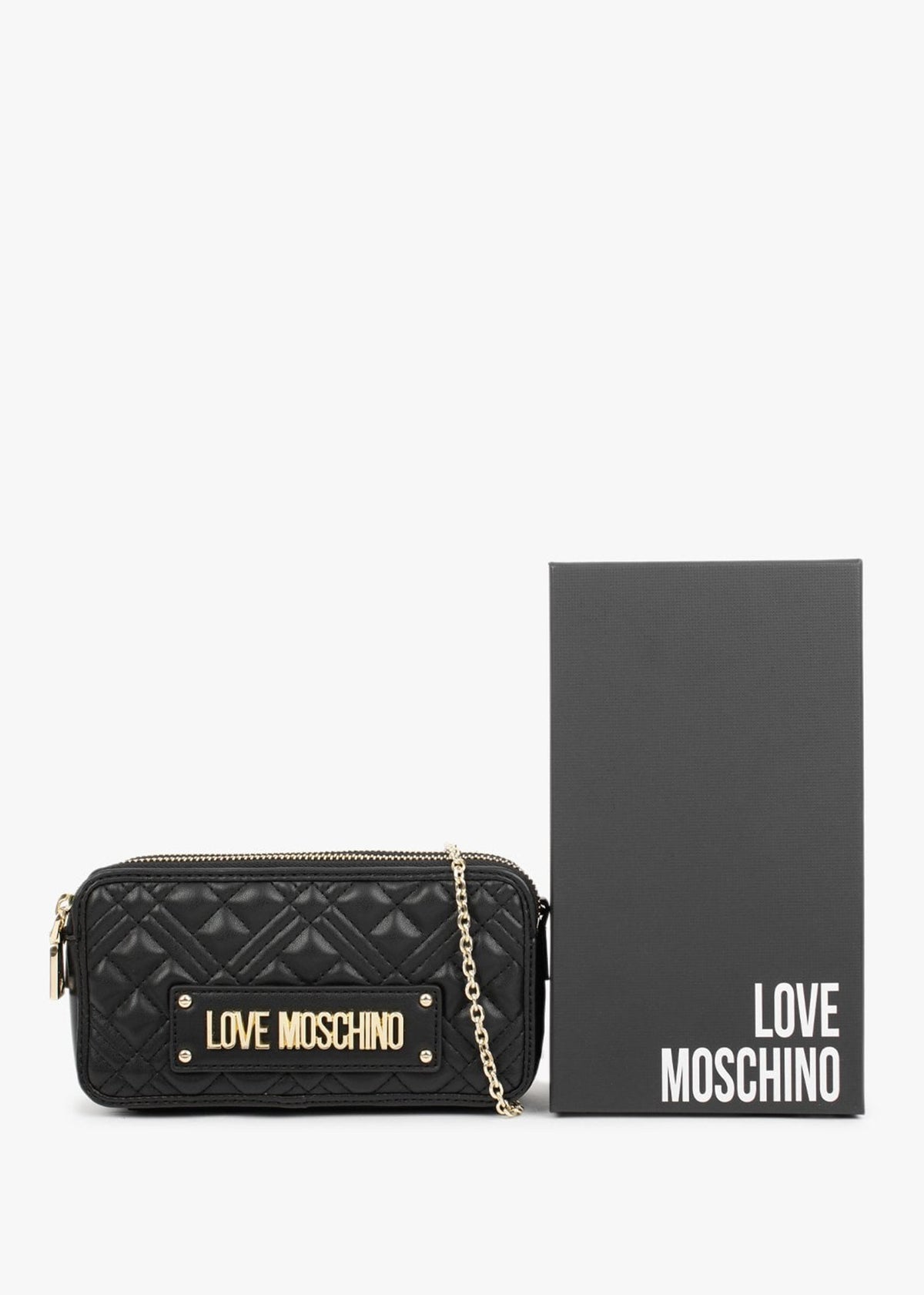 Small Classic Quilt Black Cross-Body Bag