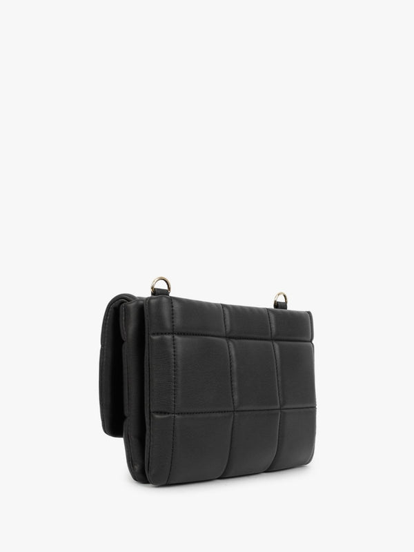 Fashion Quilt Black Cross-Body Bag