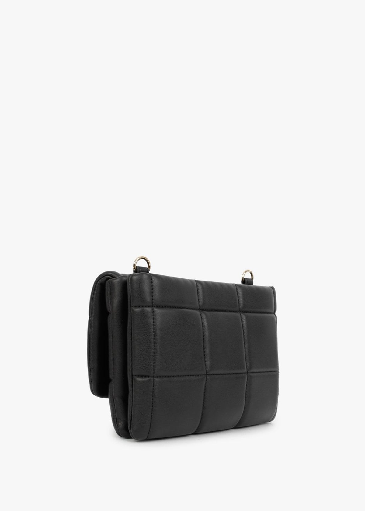 Fashion Quilt Black Cross-Body Bag