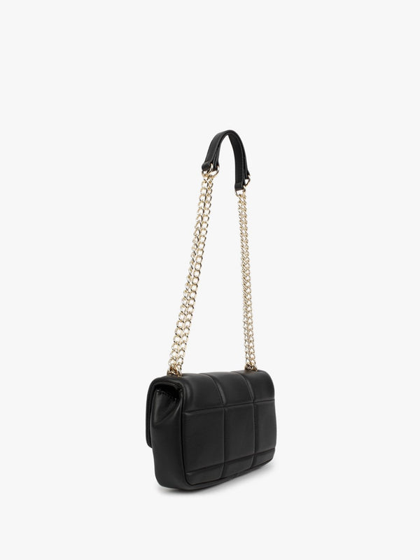 Fashion Quilt Black Shoulder Bag