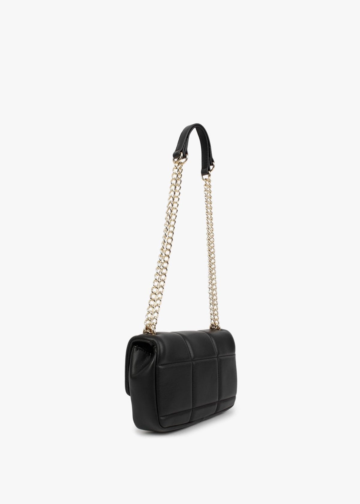 Fashion Quilt Black Shoulder Bag
