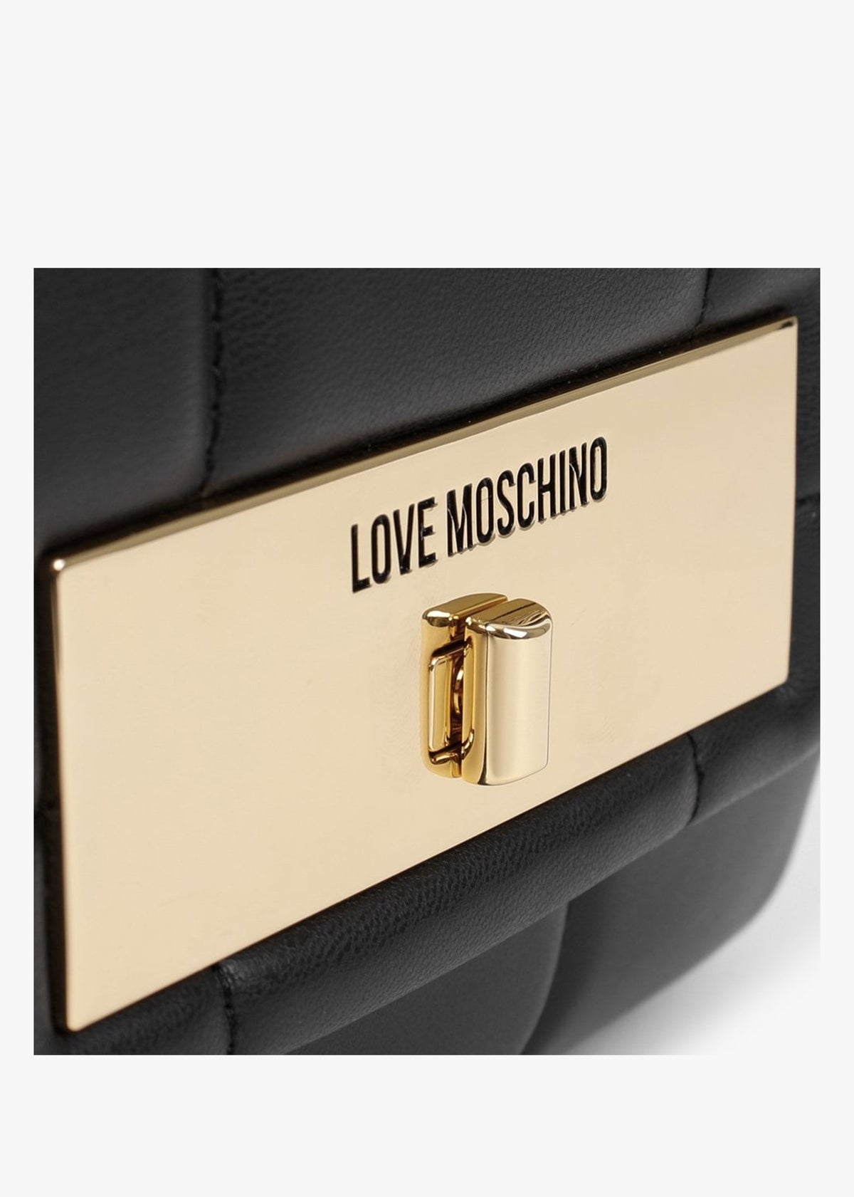 Fashion Quilt Black Shoulder Bag