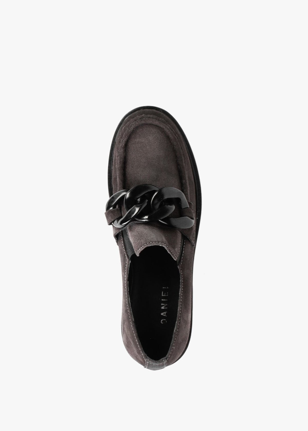 Loopy Brown Suede Chunky Loafers