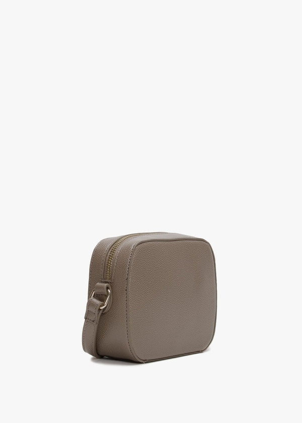 Divina Taupe Pebbled Camera Bag