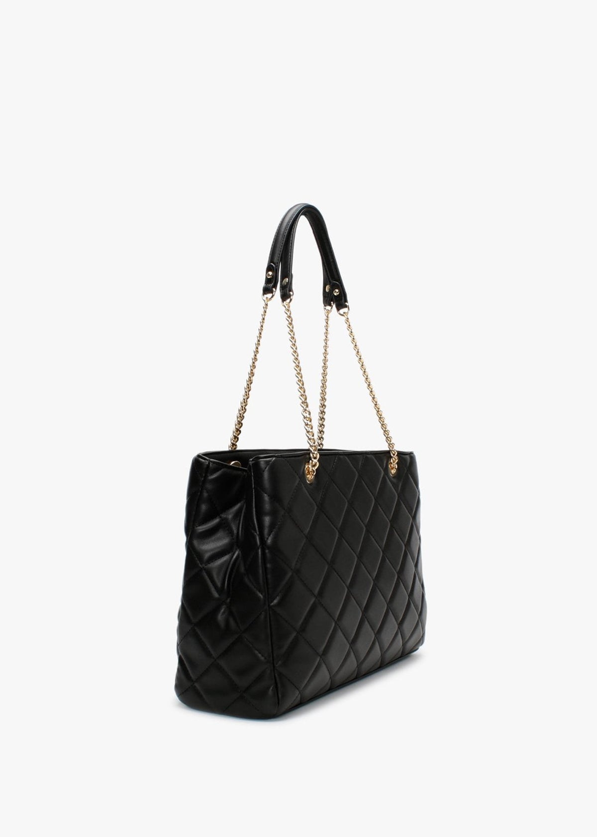 Ada Black Quilted Tote Bag