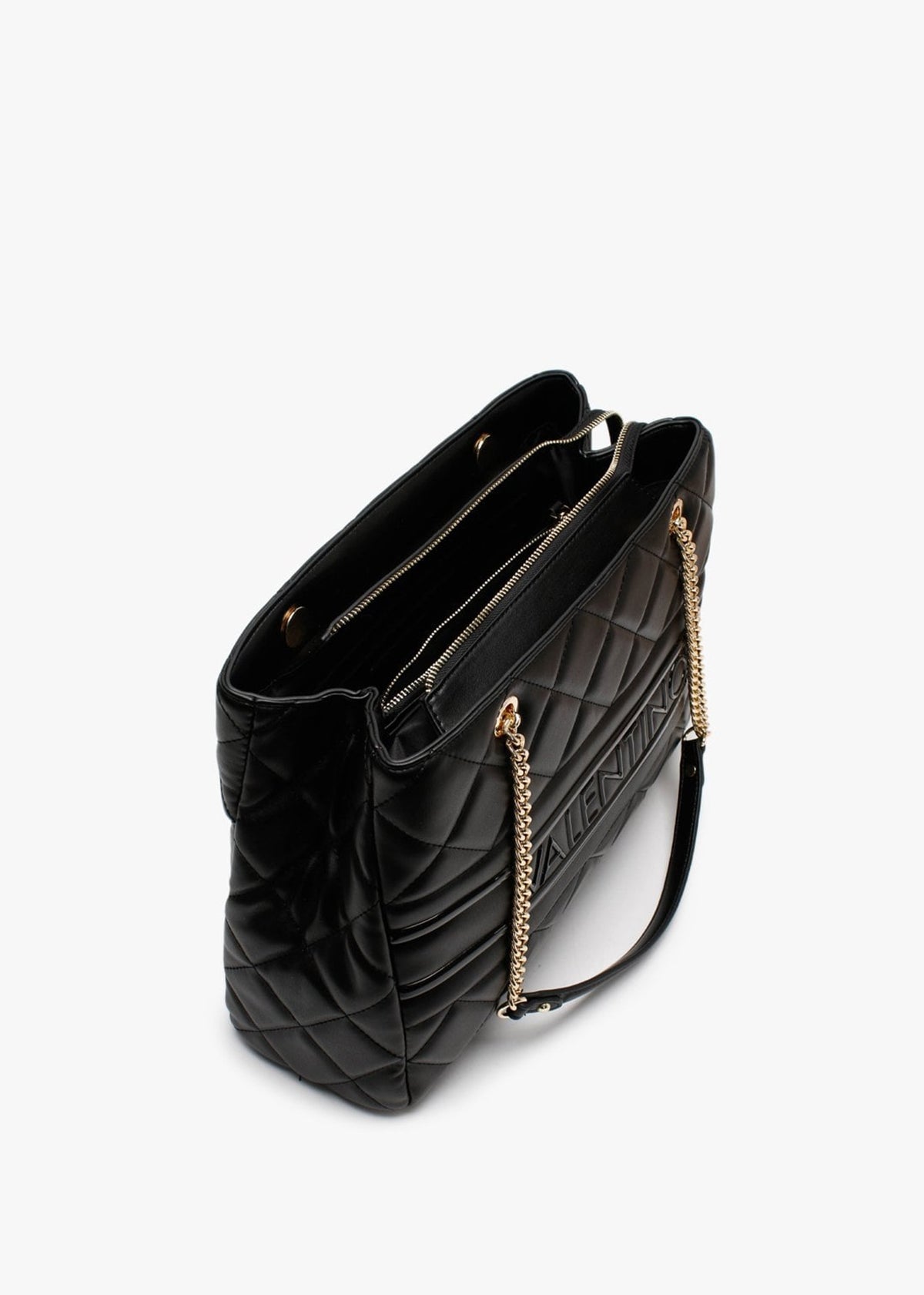 Ada Black Quilted Tote Bag