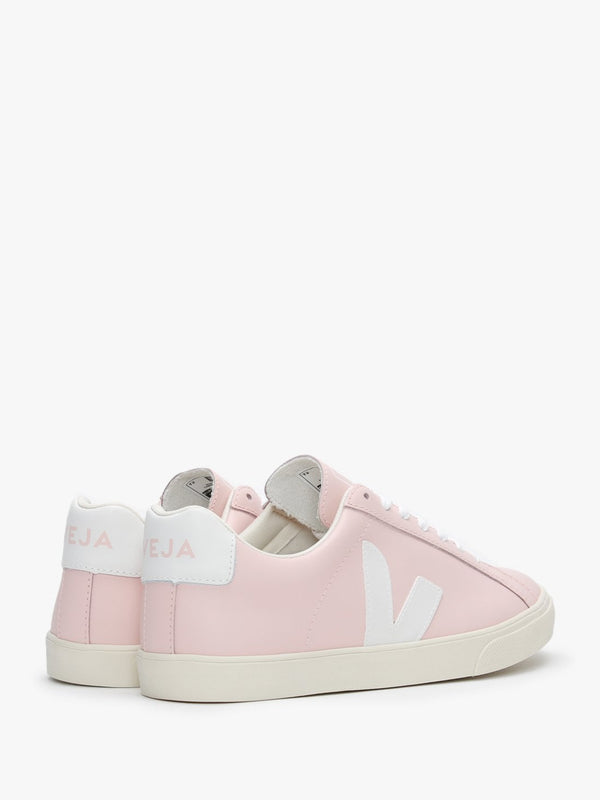 Espar Logo Leather Petale White Trainers