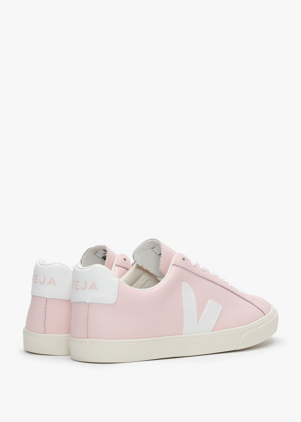 Espar Logo Leather Petale White Trainers