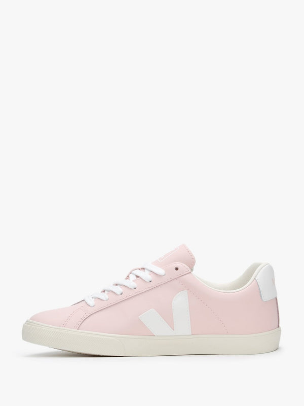 Espar Logo Leather Petale White Trainers