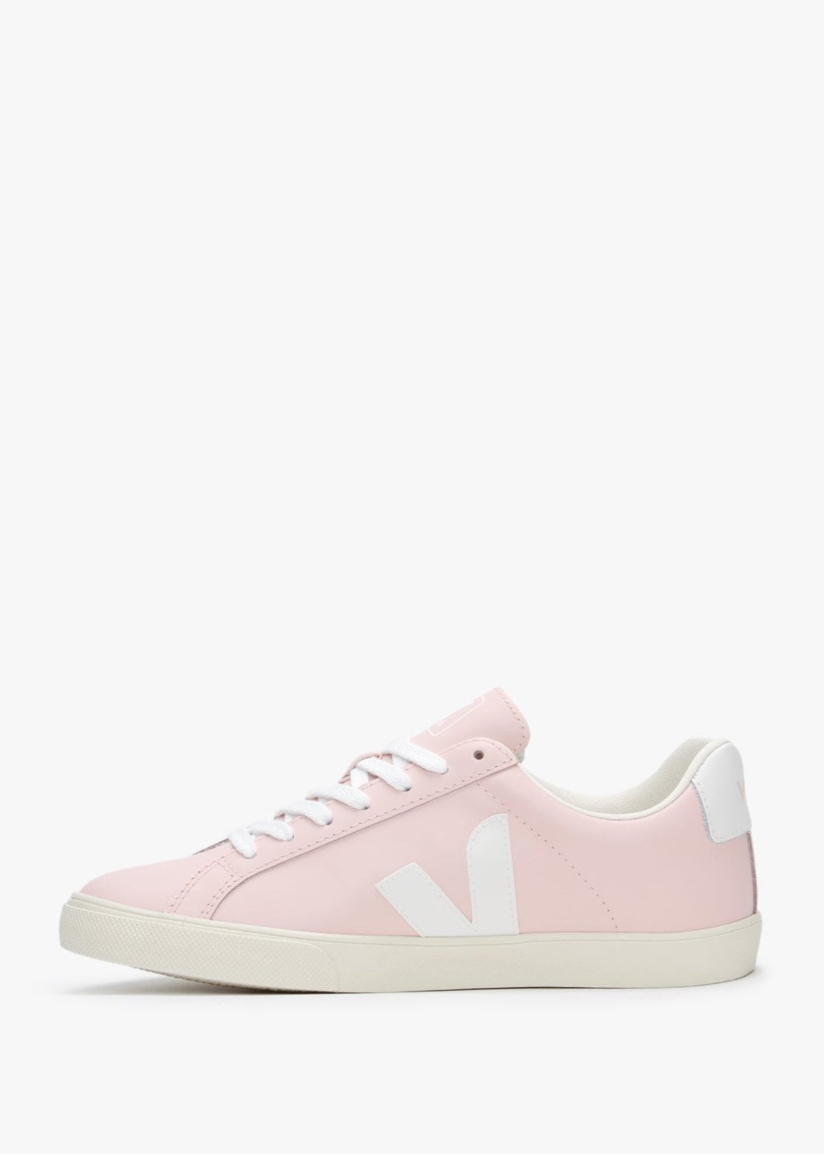 Espar Logo Leather Petale White Trainers