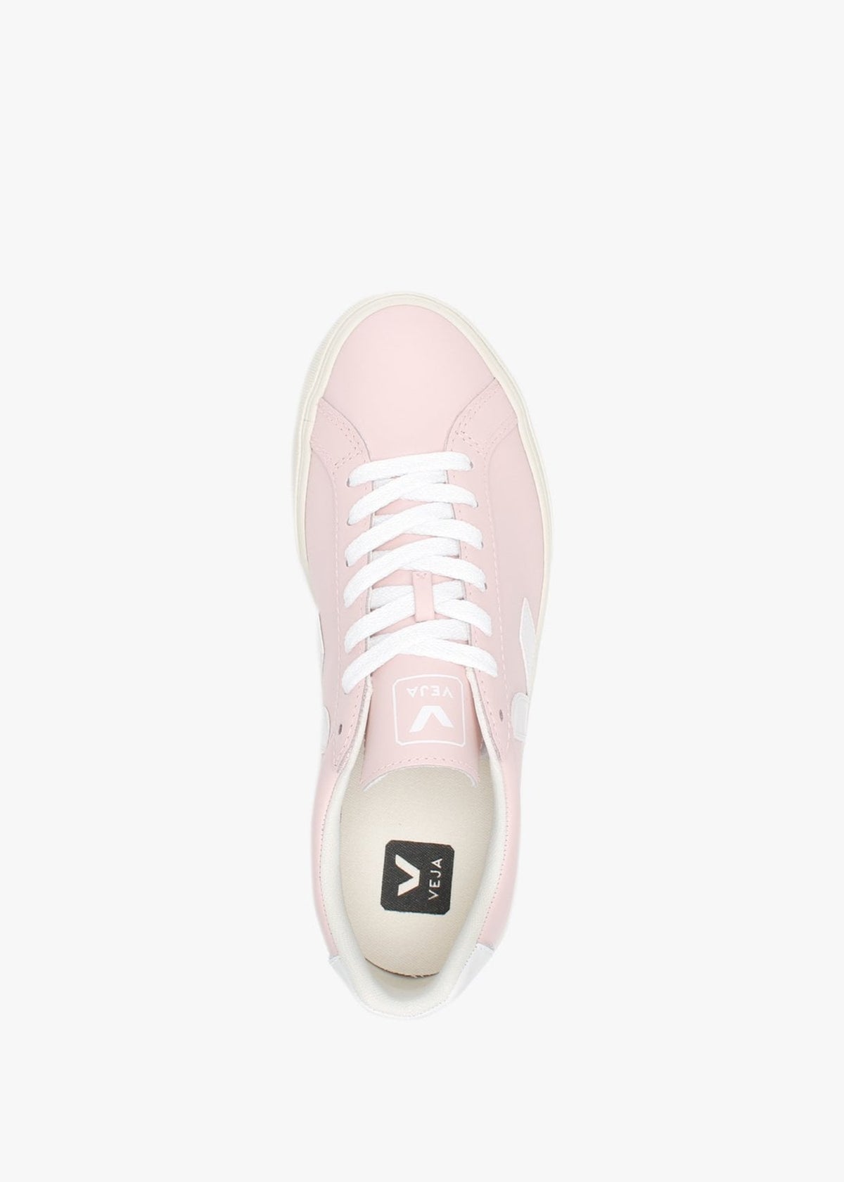 Espar Logo Leather Petale White Trainers