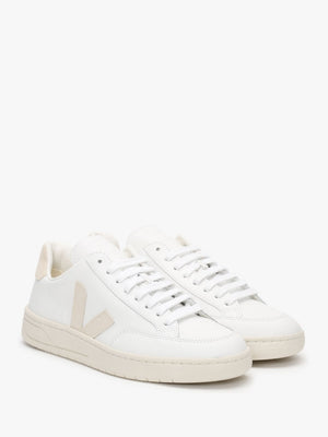 V-12 Leather Extra White Sable Trainers