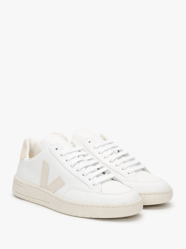 V-12 Leather Extra White Sable Trainers
