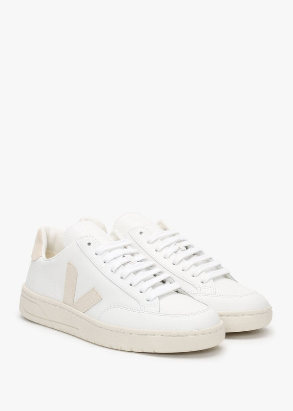 V-12 Leather Extra White Sable Trainers