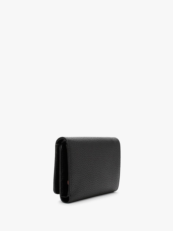 Superman Black Pebbled Travel Wallet