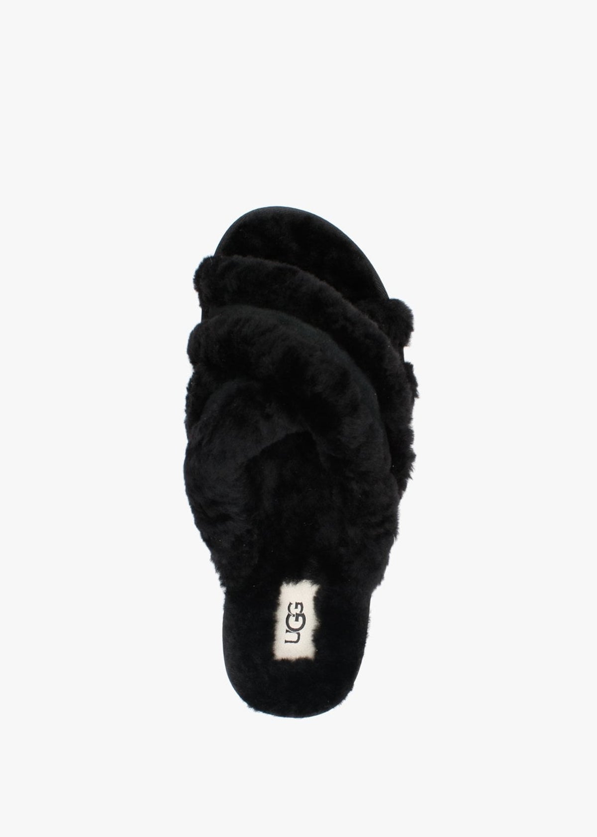 Scuffita Black Sheepskin Slippers